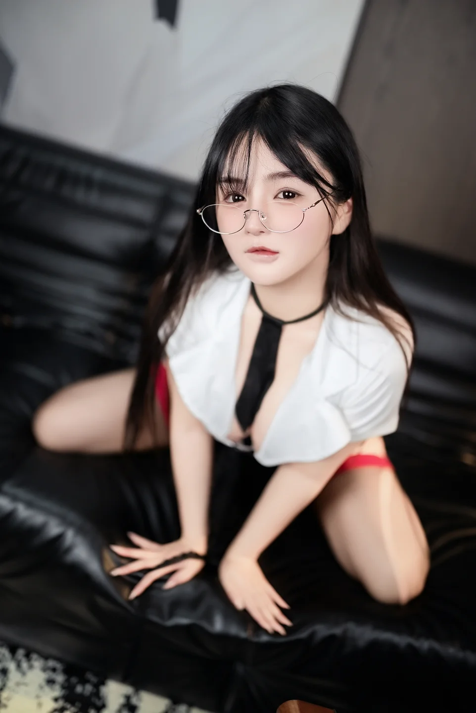 桜井宁宁 - 眼镜OL [125P,1V-696MB] tg@simisebaisi 【丝足阁】042.webp